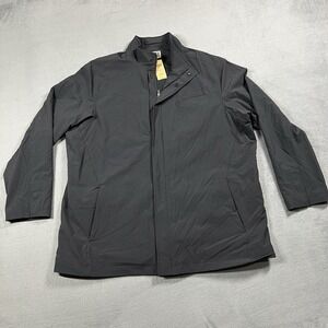 Duluth Trading Co Jacket Mens 2XL Black Jet Equity Lightweight Travel Business